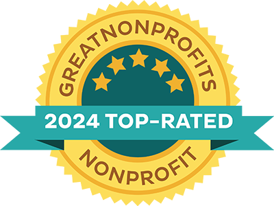 Great Nonprofits 2023 Top Rated Nonprofit seal